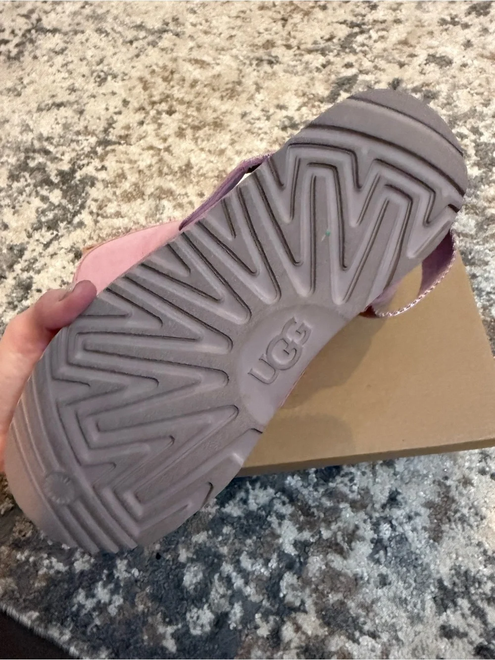 UGG Kids Mauve Slingback Clog